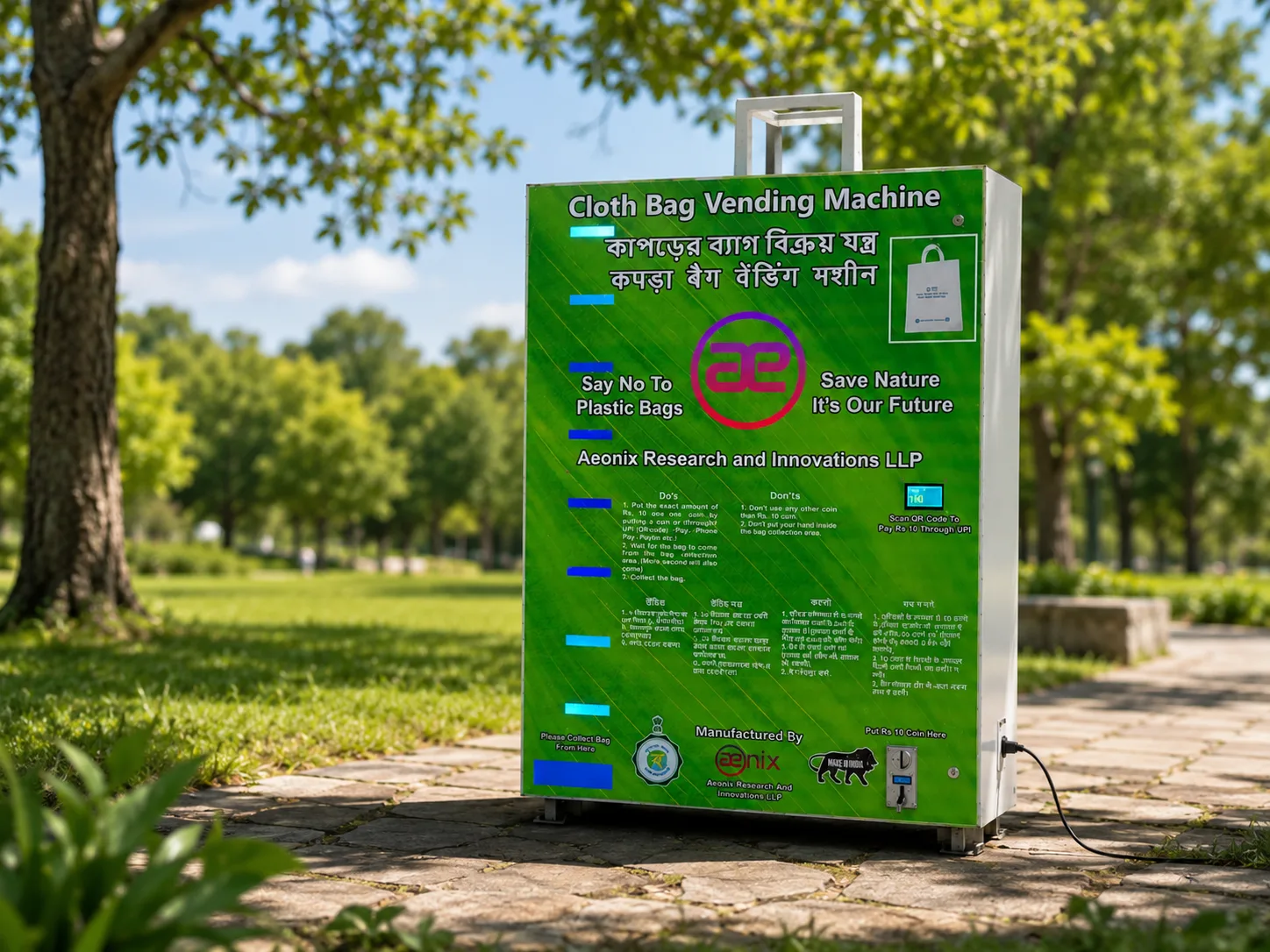 Cloth Bag Vending Machine