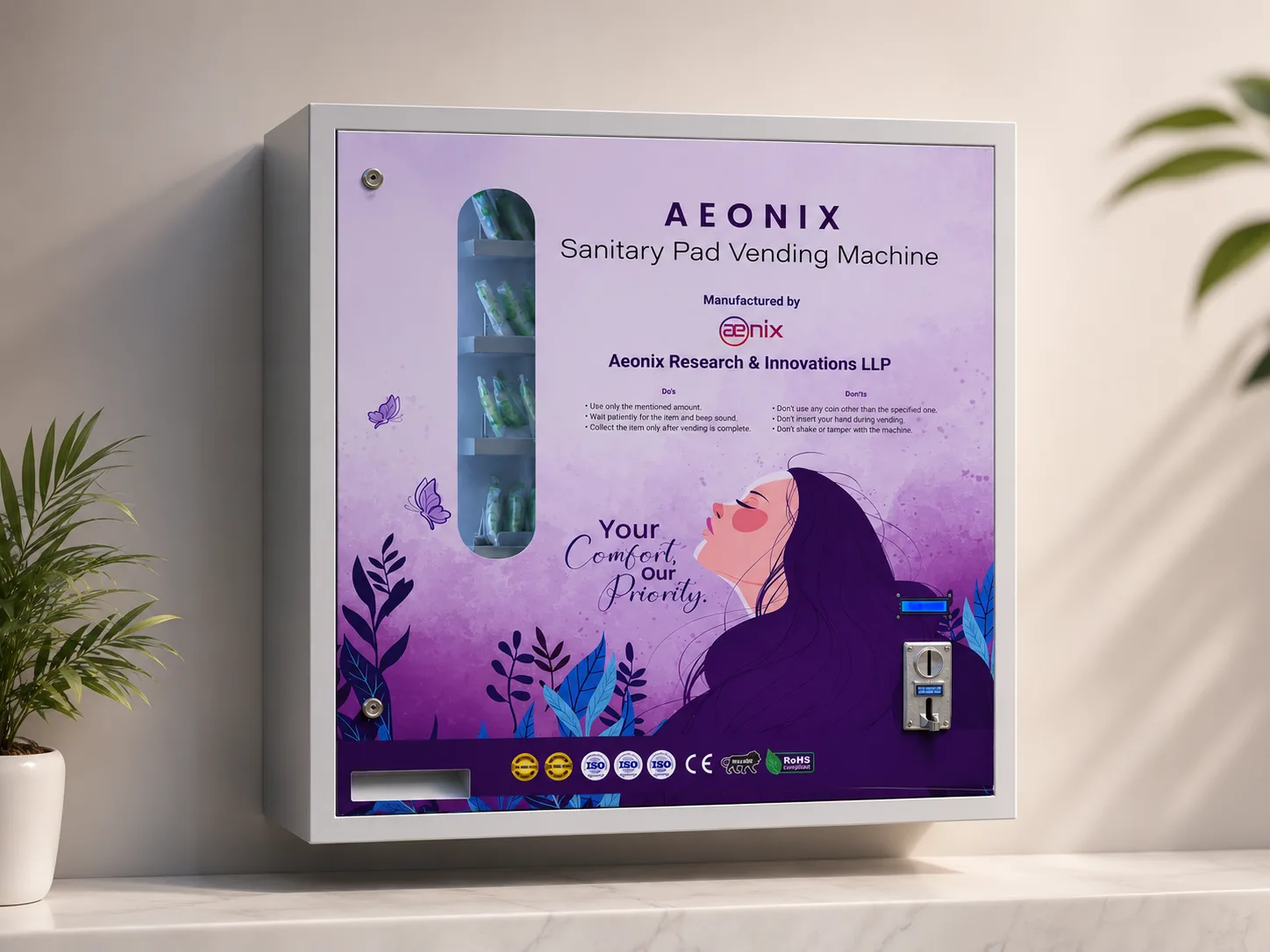 Sanitary Pad Vending Machine