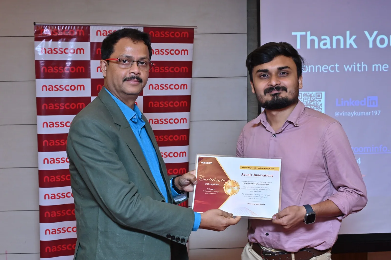 Talk, award or event