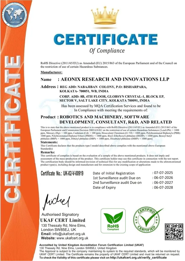 RoHS Certification