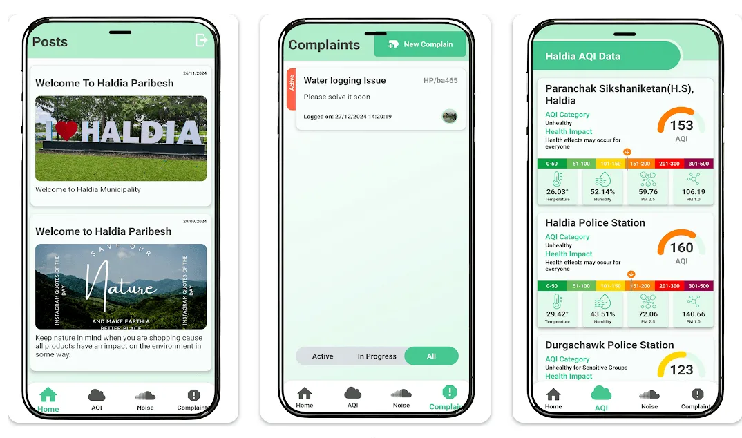 Haldia Paribesh App